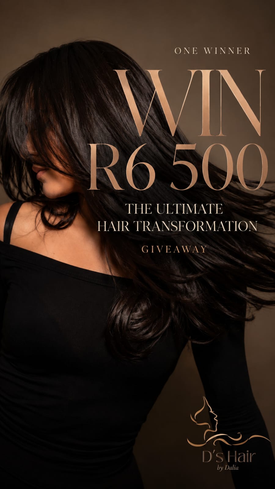 D's Hair — Win R6,500. The Ultimate Hair Transformation Giveaway. One winner.